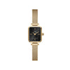 Daniel Wellington Quadro Mini Watch, Gold & Black