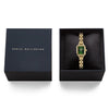 Daniel Wellington Quadro Mini Arch 3 Link Watch, Gold & Green