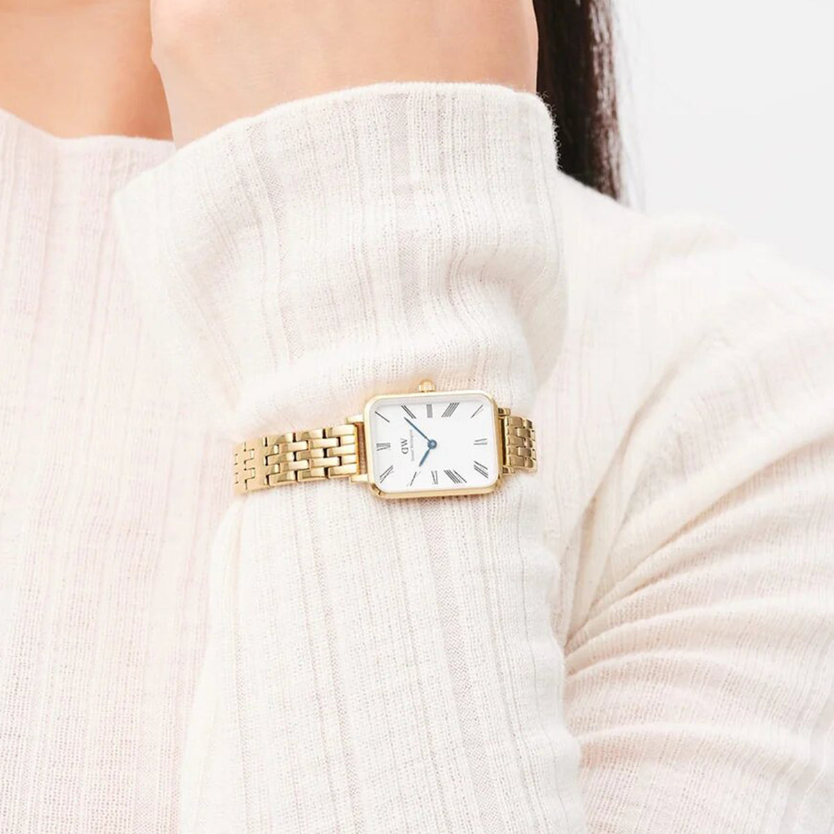Daniel Wellington Quadro Roman Watch, Gold