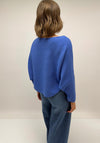 d.e.c.k By Decollage One Size Ribbed Sweater, Blue