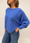 d.e.c.k By Decollage One Size Ribbed Sweater, Blue