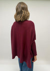 d.e.c.k By Decollage One Size Knitted Sweater, Wine