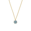 Dyrberg/Kern Delise Aqua Crystal Necklace, Gold