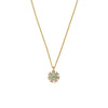 Dyrberg/Kern Delise Light Green Crystal Necklace, Gold