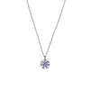 Dyrberg/Kern Delise Light Blue & Rose Crystal Necklace, Gold