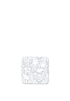 DENBY GREY FLORAL SET  OF 6 COASTERS