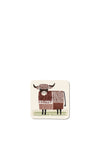 DENBY HIGHLAND COW SET OF 6 COASTERS