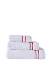 DESIGNERS GUILD Astor Hand Towel, Coral Pink