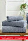 Deyongs Avelon Soft Touch Zero Twist Towels, Blue