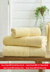 Deyongs Avelon Soft Touch Zero Twist Towels, Lemon Yellow