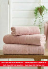 Deyongs Avelon Soft Touch Zero Twist Towels, Pink