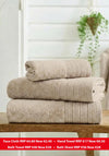 Deyongs Avelon Soft Touch Zero Twist Towels, Taupe