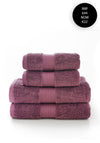 BLISS PIMA BATH SHEET GRAPE