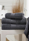 BLISS PIMA BATH TOWEL CARBON