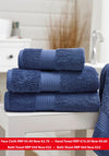 BLISS PIMA BATH SHEET DENIM