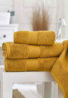 BLISS PIMA HAND TOWEL SAFFRON