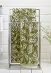 MIXED LEAVES HAND TOWEL GREEN