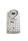 Daniel Grahame Check Short Sleeve Shirt, Light Green