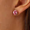 Dyrberg/Kern Dia Earrings, Light Rose & Gold