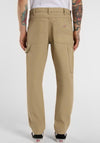 Dickies Canvas Carpenter Trousers, Stone Washed Beige