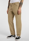 Dickies Canvas Carpenter Trousers, Stone Washed Beige