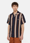 Dickies Forest Stripe Shirt, Dark Navy
