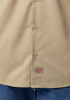 Dickies Long Sleeve Work Shirt, Khaki