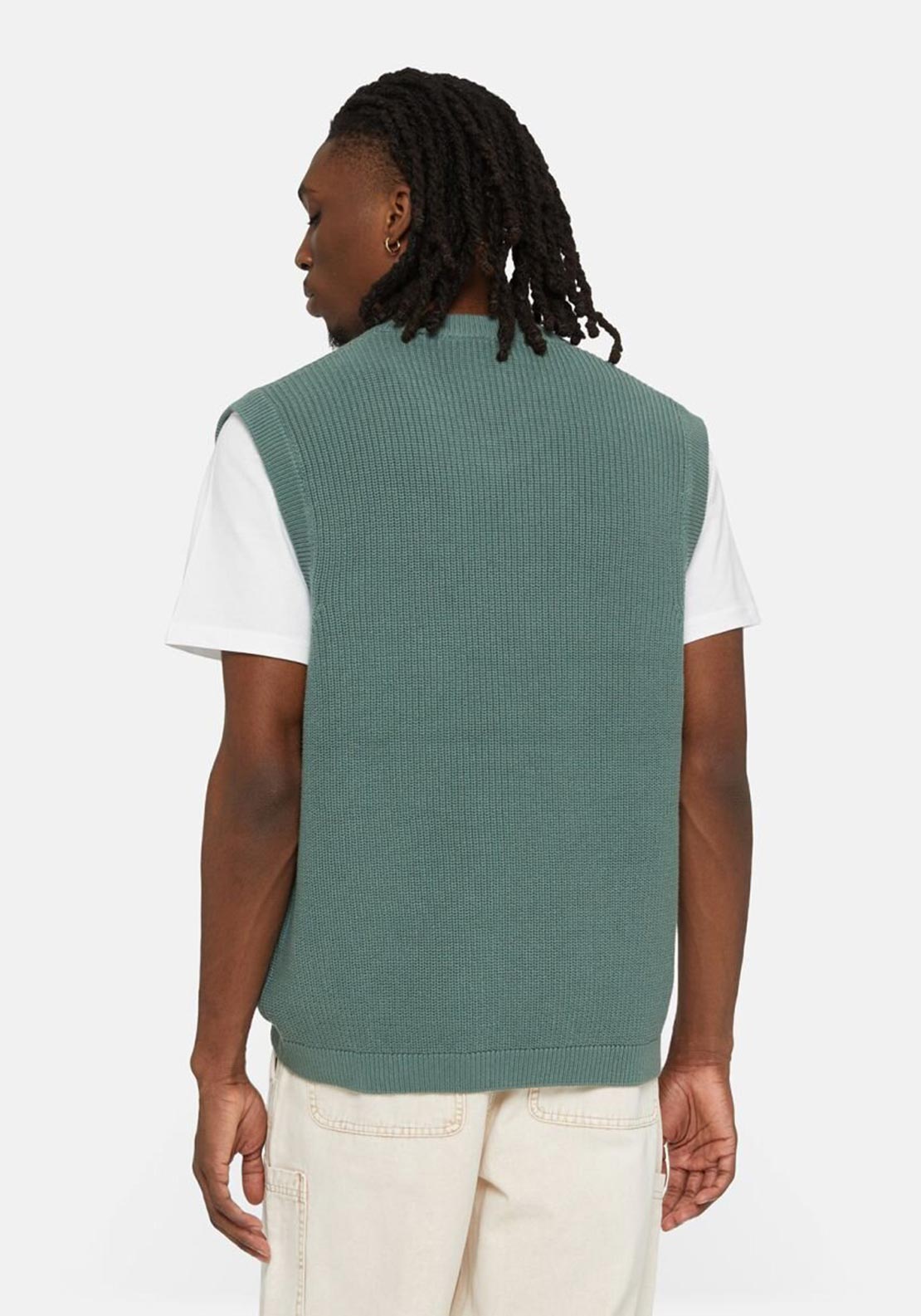 Dickies Melvern Knit Sweater Vest, Forest