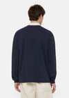 Dickies Yorktown Long Sleeve Rugby Polo Shirt, Dark Navy