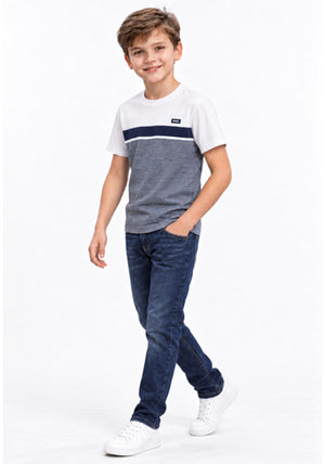 Diesel Boys Lennon Short Sleeve Tee, White