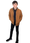 Diesel Boy Noel Long Sleeve Jacket, Sand