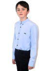 Diesel Boy Josh Long Sleeve Shirt, Sky Blue