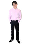 Diesel Boy Keane Oxford Long Sleeve Shirt, Pink