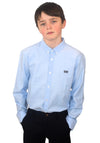 Diesel Boy Keane Oxford Long Sleeve Shirt, Sky Blue
