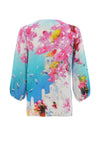 Dolcezza Graphic Print Pullover Blouse, Multi