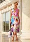 Dolcezza All-Over Print V-Neck Midi Dress, Multi