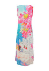 Dolcezza All-Over Print V-Neck Midi Dress, Multi