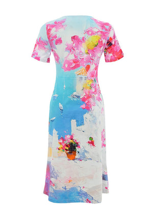Dolcezza All-Over Floral Print Dress, Multi