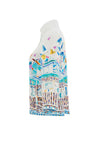 Dolcezza High Neck Button Up Jacket, Multi