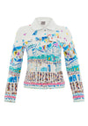 Dolcezza Collared Button Up Jacket, Multi