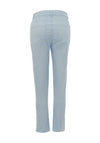 Dolcezza Straight Fit Rhinestone Detail Jeans, Blue