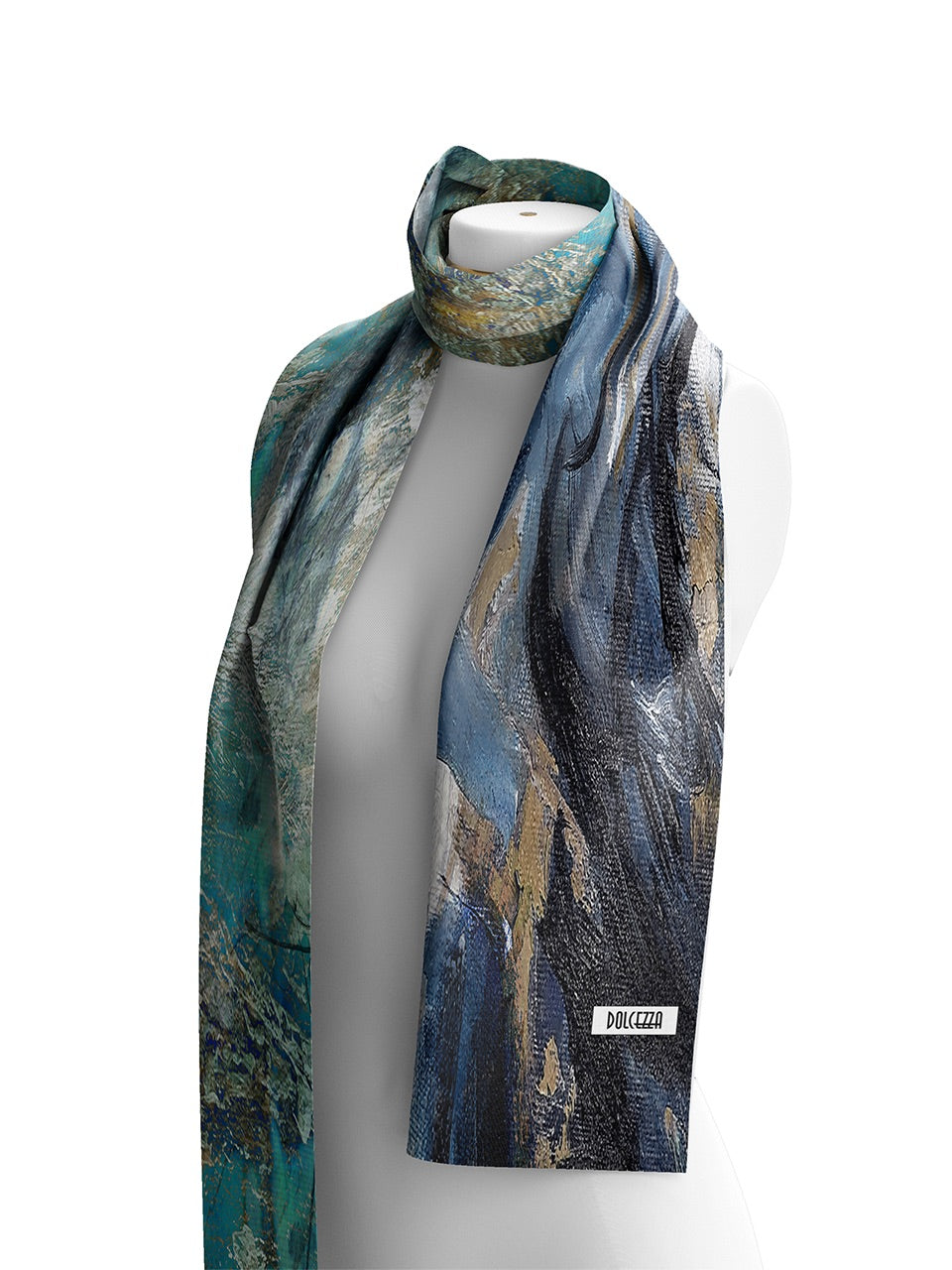 Dolcezza Abstract Life’s Too Short Scarf, Multicoloured