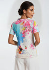 Dolcezza All-Over Floral Print Top, Multi