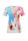 Dolcezza All-Over Floral Print Top, Multi