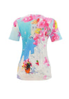 Dolcezza All-Over Floral Print Top, Multi
