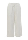 Dolcezza Linen Casual Linen Trousers, White