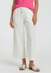 Dolcezza Linen Casual Linen Trousers, White