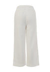 Dolcezza Linen Casual Linen Trousers, White