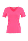 Dolcezza V-Neck Basic T-Shirt, Pink