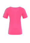 Dolcezza V-Neck Basic T-Shirt, Pink